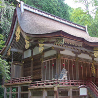 平安京の表鬼門に位置する「日吉大社摂社 樹下神社本殿」